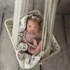 1pc 30cm*25cm*40cm Baby's 100 Day Photo Props Baby's Full Moon Photo Accessories Lace Hammock Photography Props White Cotton