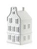 Ceramic Cottage Lantern Candle Holder Tealight Christmas Decoration 19 Cm
