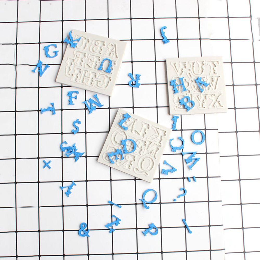 Fondant Molds Candy for Chocolate Alphabet Mould Letters Molds Fondant Tool Chocolate Mold