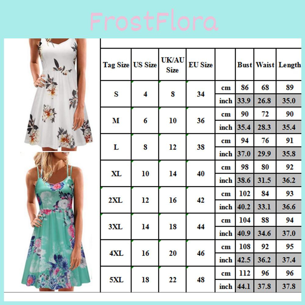 Elegante Dames Zomer Mouwloze Bloemenstrandjurk Perfect Voor Vakantiegelegenheden Maat S-5xl