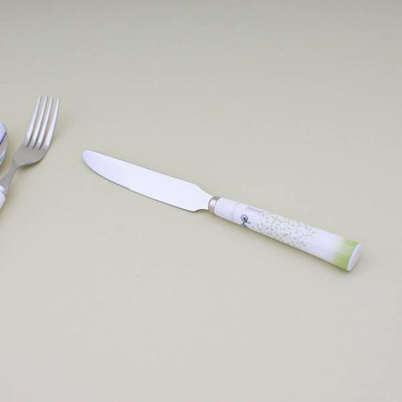 Green Maple Ceramic Tableware Knife