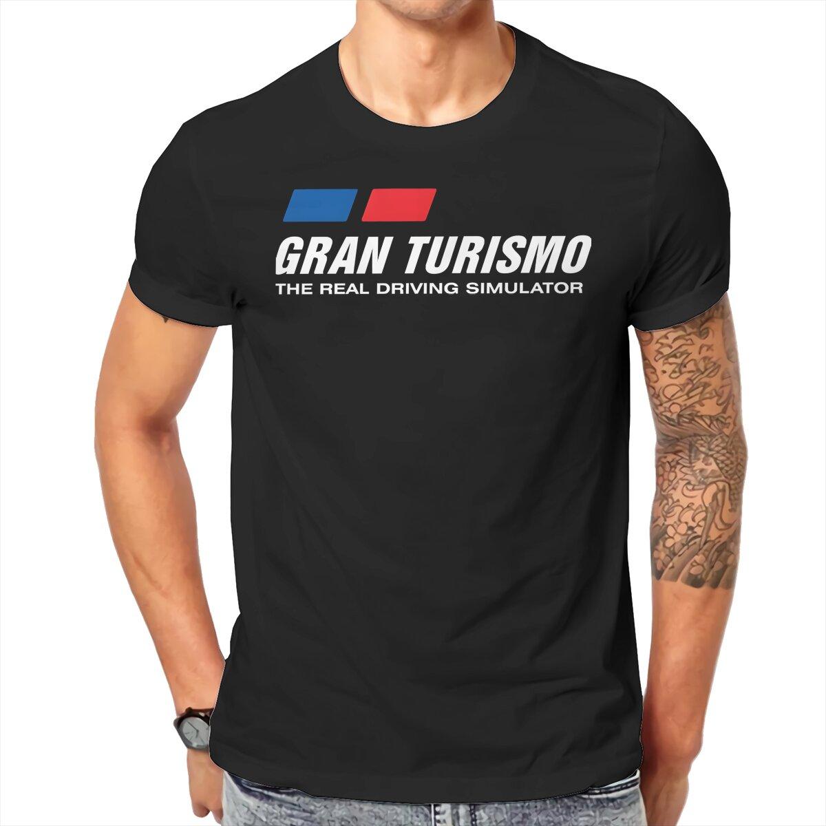 

2025 New Gran Turismo Game Classic Tshirt Homme Men s Clothing Cotton T Shirt for Men L