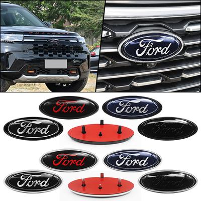 KLYE5 1Pc 14.5cm Car Styling Front Head Hood Bonnet Logo Rear Trunk Badge Sticker Focus Fusion MK2 MK4 F150 F250 Fiesta Ranger ST