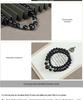Ancient Style Double Circle Chinese Herbal Fragrance Bead Bracelet for Women - Handmade Prayer Beads