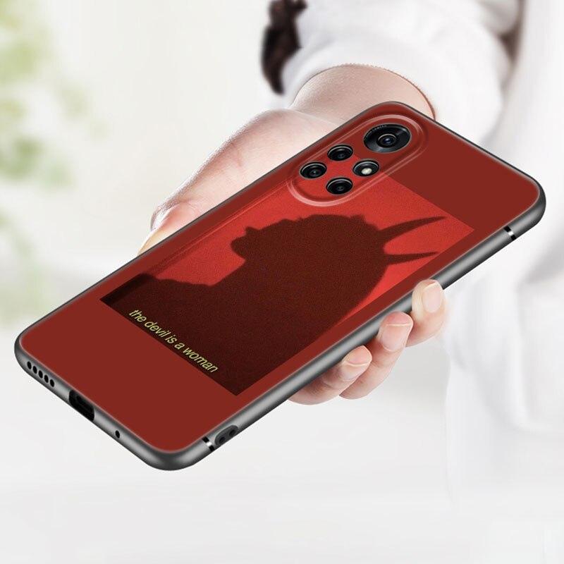 Aesthetic Devil Woman Phone Case For Huawei Honor 60 50 SE 30S Mate 30 20 10 Lite 40 Nova 9 8 Pro Y60 8i 7i 7SE 5T Premium Cover