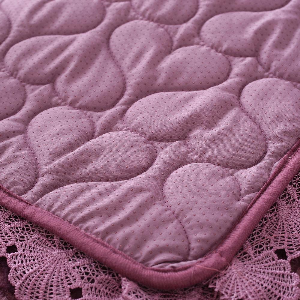 European High-End Thick Flannel Sofa Cushion Cushion Fashion Rose Non-Slip Sofa Cover Sofa Towel Covers