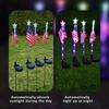 Solar-Powered Flag Light for July 4th: Outdoor Waterproof Yard and Garden Decoration