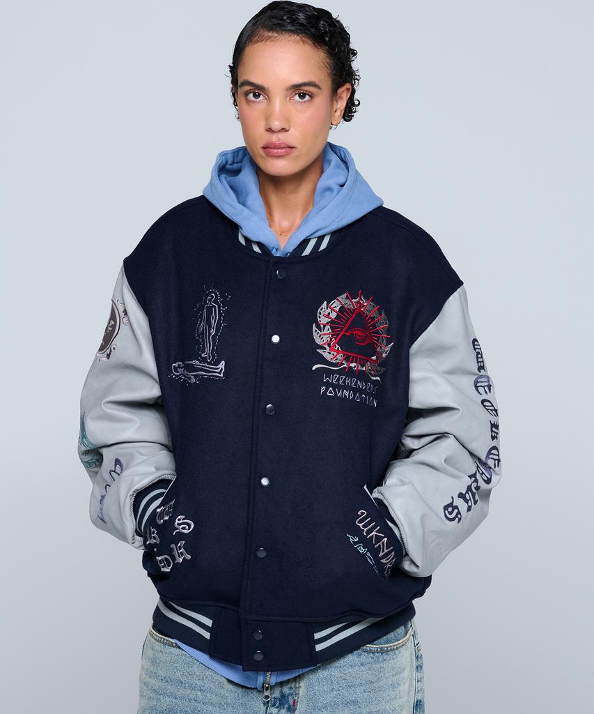 Wkndrs Illuminati Stadium Jk (Navy)