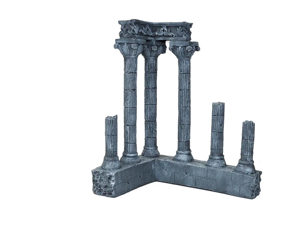 In Three Diorama Temple Pillar for Miniature Ruins Background Scale Compatible Good Directions Figures, Display, 1/12 (Pillar D)