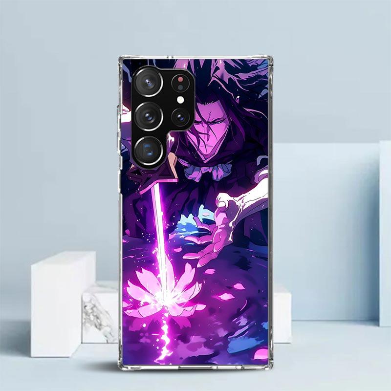 Bleach Kuchiki Byakuya Soft Cover for Samsung Galaxy S25 Edge S26 S24 S23 Ultra Phone Case S22 S21 Plus S20 FE Print Pattern She