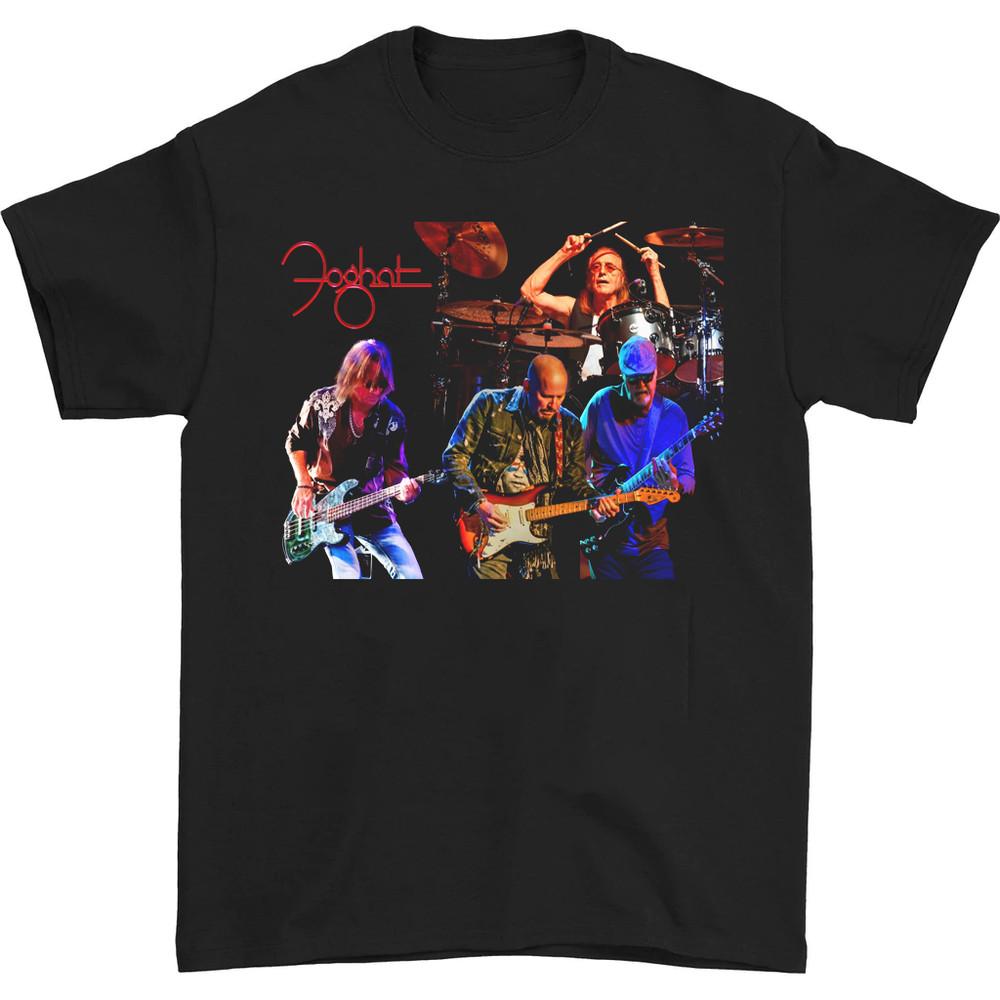 

SALE Foghat band concert Black T-shirt Short sleeve All sizes S to 5Xl Unisex T-Shirt S