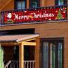 Runtowo  Christmas Outdoor Banner Flag ,2025 Merry Christmas Decoration for Home ,Santa Claus Xmas Ornament ,New Year 2026