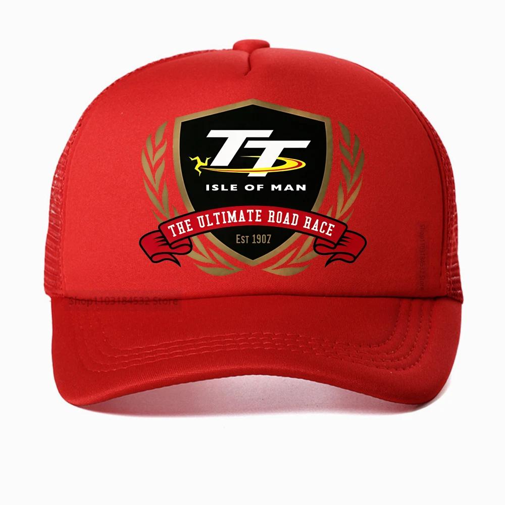 Races TT Isle of Unisex Logo baseball cap Motorcycle Race Fashion Streetwear Unisexs and Womens Sports caps Breathable snapback hat