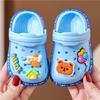 Kids' Summer Non-Slip Cartoon Indoor Shoes: Cute Soft Sole Closed-Toe Sandals for Toddlers.