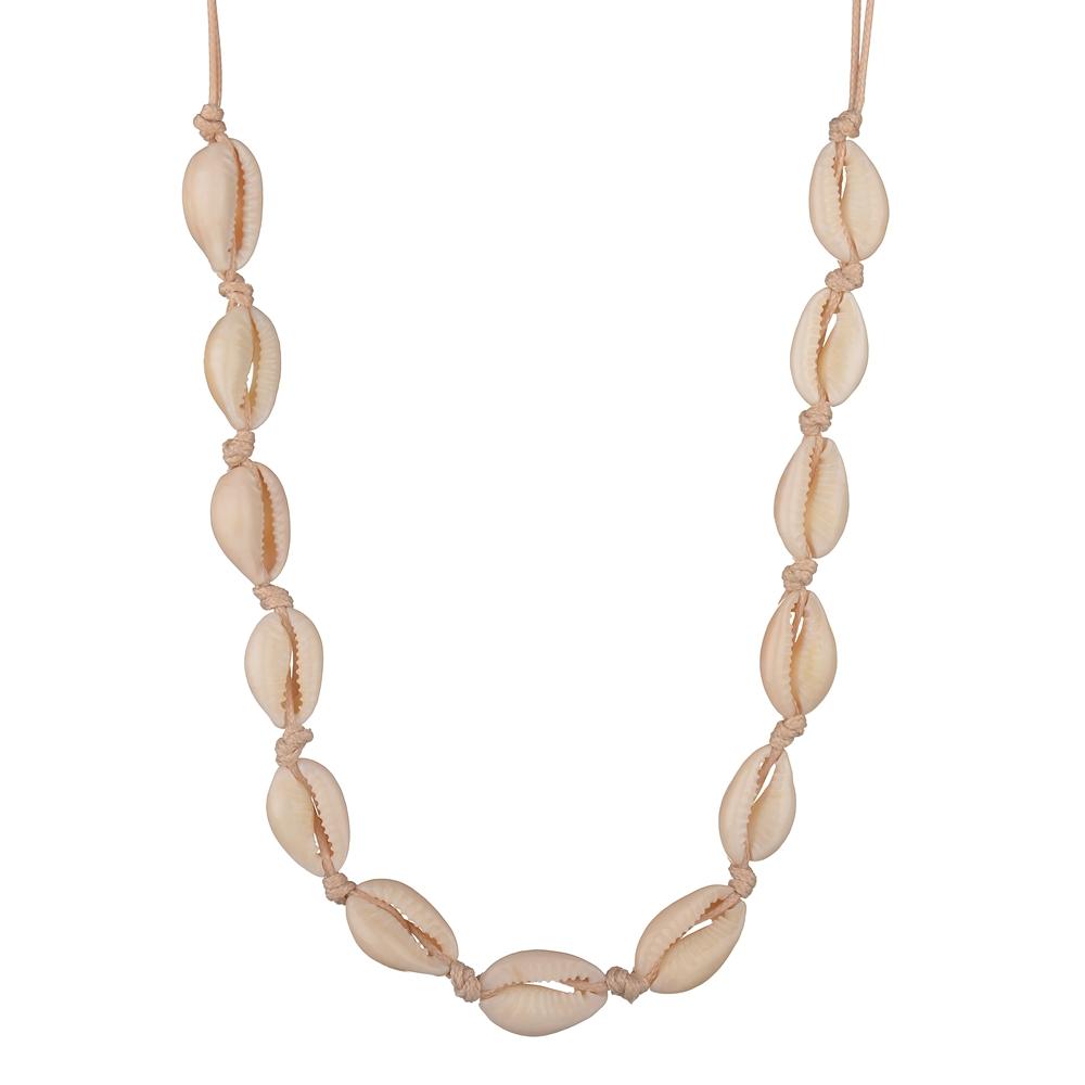 Fashion Classic Shell Beaded Necklace Personalized Casual Unisex Collar Chain Jewelry Gift Clothing Accessories