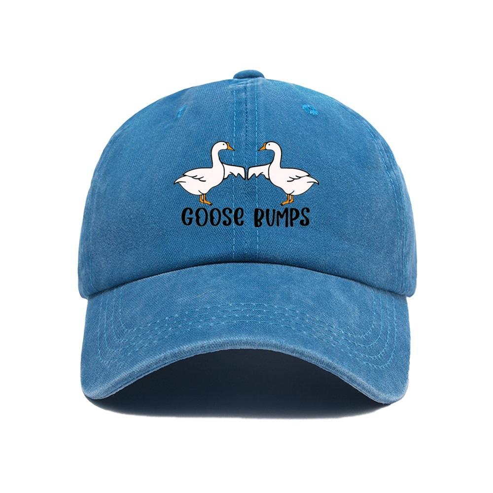 New hot-selling printed washed retro printed baseball cap dad hat dad hat duck tongue