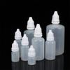 5Pcs Set Empty Plastic Dropper Bottles 3/5/10/15/20/30/50/100ml Squeezable Refillable for Paint Beauty Oil Ink Cosmetics Storage