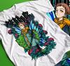The Seven Deadly Sins Tshirt Vintage Washed Anime Unisexga Graphic Unisex Oversized Crew Neck Cotton Short Sleeve Summer Top Hot