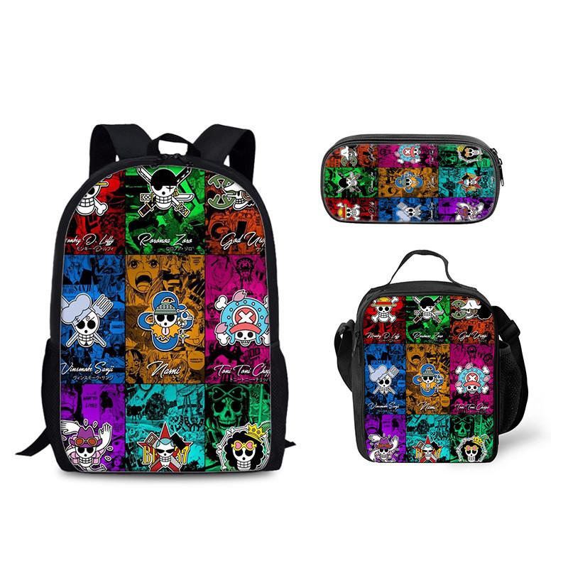 One Piece Backpack Ice Pack Set For Students With Nylon Material And Daily Use