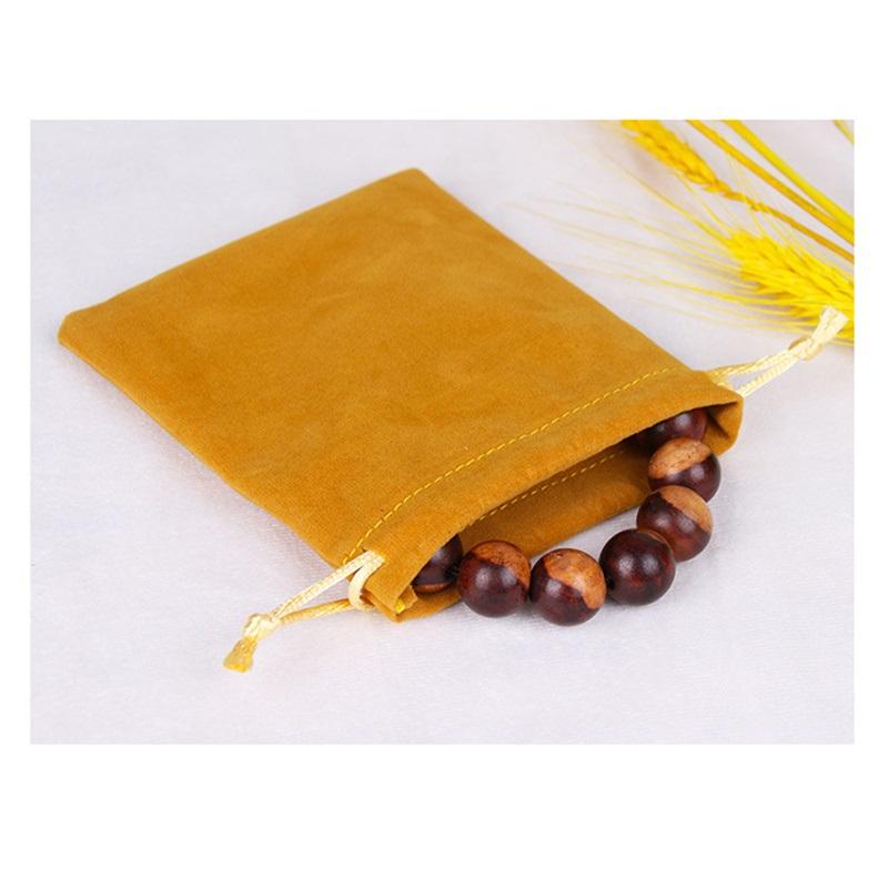 100 Pcs/Lot Velvet Drawstring Wedding Bags Gift Fabric Package Various Colors Samll Size Jewelry Pouches For Christmas Party