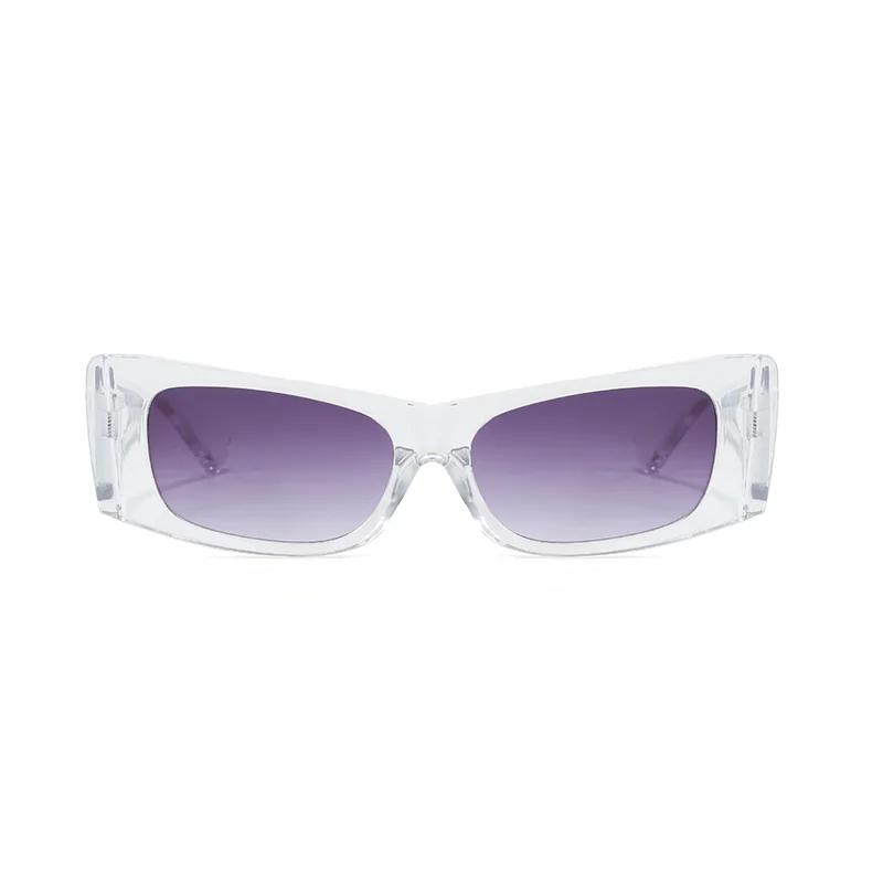 Neutral Stylish Retro Square Frame Sunglasses Outdoor UV Protection Sunglasses Stylish Travel Stt Photography Sunglasses