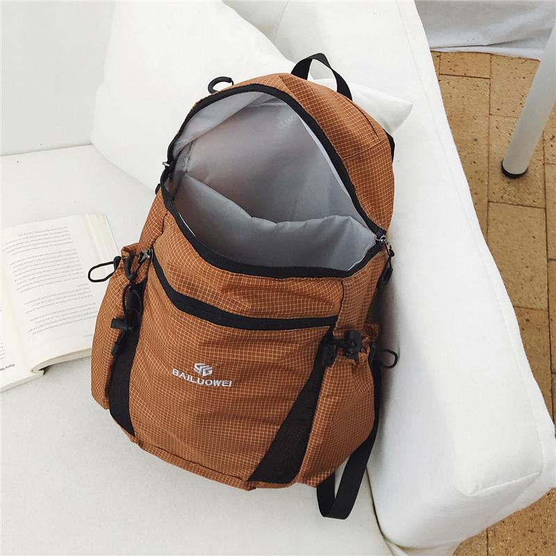 Lightweight Ripstop Outdoor Backpack Multi Pocket Adjustable Strap Casual Daypack for Hiking Travel and Daily Commute