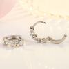 Temperament, Personality, Peach Heart Ear Buckle, Heart,shaped Earrings