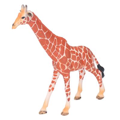 Simulated Giraffe Figurine Adorable Decorative Giraffe Statue Exquisite Lifelike Animal Sculpture for Kids