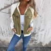 European & American Style Denim Patchwork Jacket - Casual Fashion Drop Shoulder Coat for Women