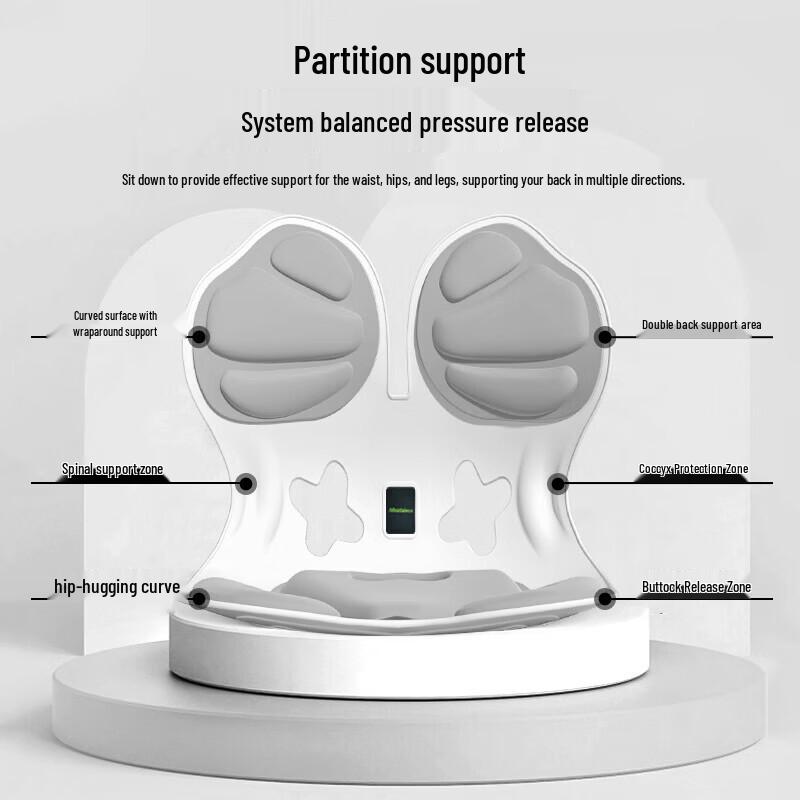 Misida Ergonomisches Lendenstütz-Massagekissen