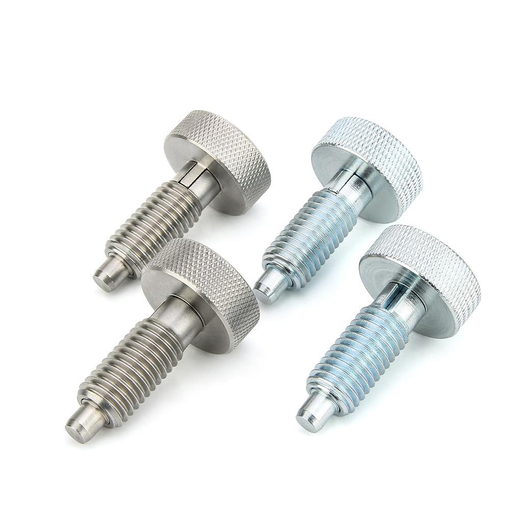 M6/M8/M10/M12/M16 Stal nierdzewna 304 Pokrętła radełkowane Tłoczki Tłoczki sprężynowe Śruby samohamowne Z śrubami i nakrętkami