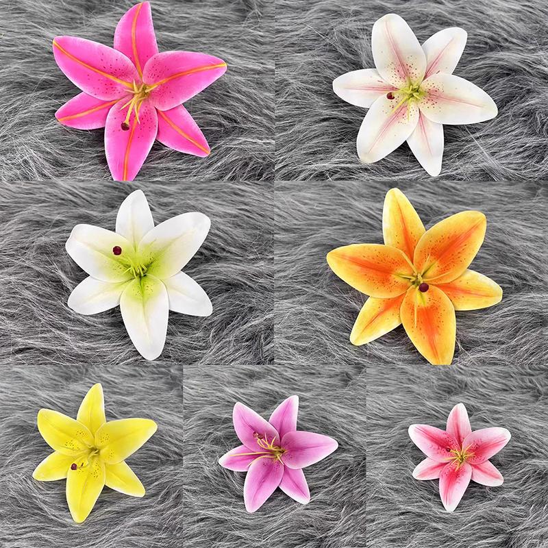 2Pcs Simulation Lily Hair Claw Ponytail Clip For Women Girls Cute Hairpin Large Hair Clip  Hair Accessories Gifts