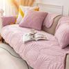 1pc Non -Slip Sofa Towel Dog Pet Sofa Cushion Winter Thicken Plush Corner Sofa Cover Sectional Chaise Longue Couch Mat Multi -Size