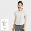 2026 Women's Breathable Mesh Yoga Top - Loose Fit Short Sleeve for Summer Running and Fitness