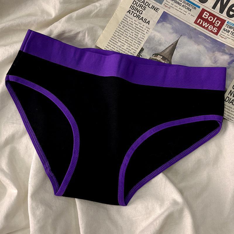 Trekantundertøy i ren bomull med midtmidje for kvinner - Sporty, enkelt, stilig