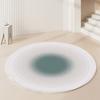 Leicht luxuriöse Teppiche für das Wohnzimmer, flauschige, weiche Teppiche für die Lounge, dicker, farbverlaufender runder Teppich, nordischer Stil, Schlafzimmerdekoration, rutschfeste Matte