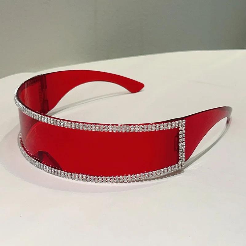 

Vintage Designer Rimless Diamond Sunglasses ladies For Men Female Luxury Sun Glasses Punk Popular Rhinestone Wrapped Shade