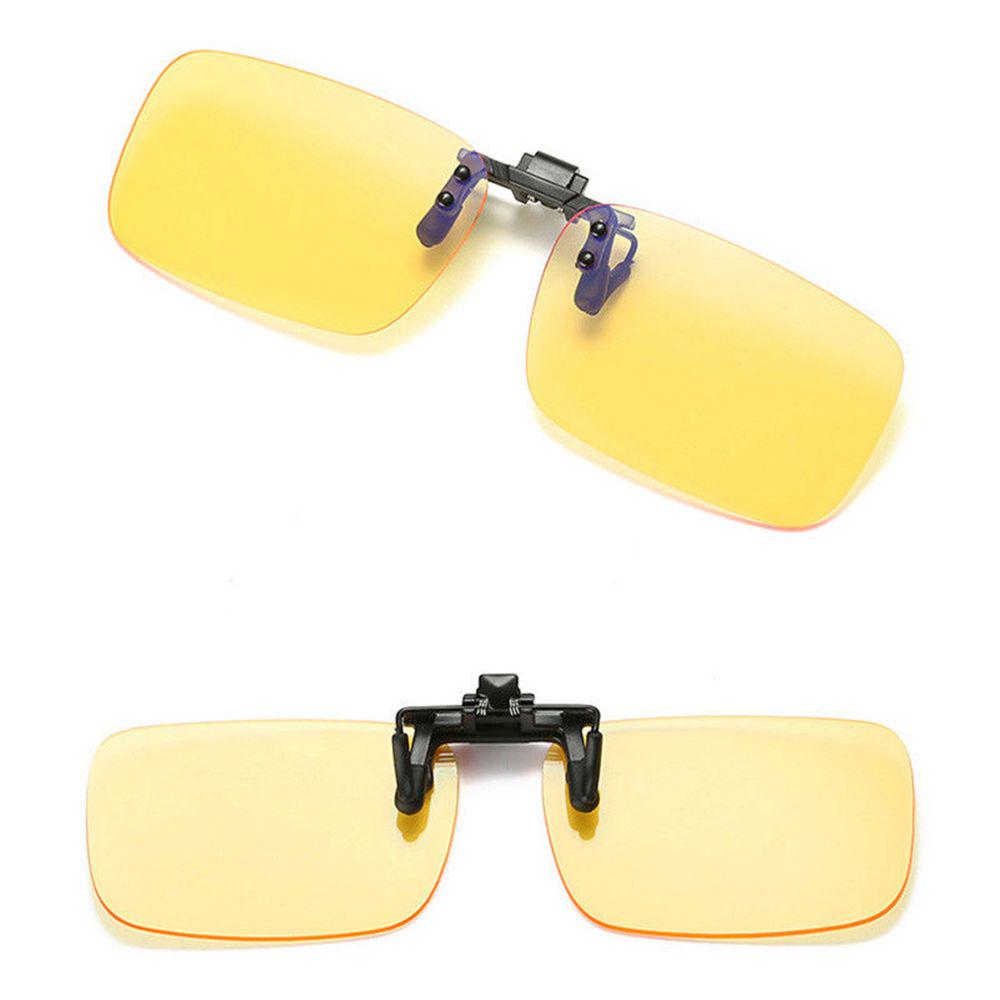 Polarized Clip-On Sunglasses UV400 High Definition Frameless Sun Glasses Clips for Men And Women Outdoor Shades Glasses