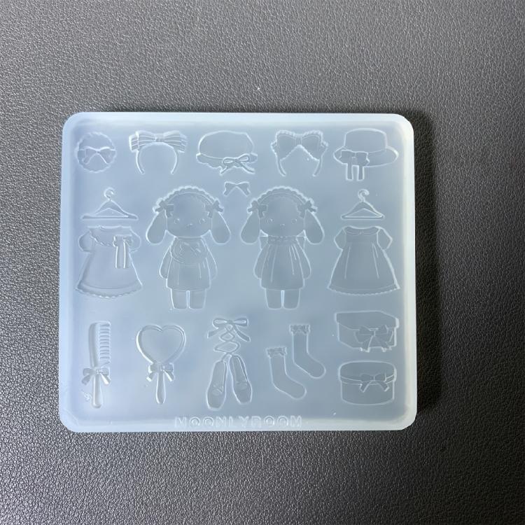 Easy To Clean Silicone Mold for Crafting Dripping Glues Crafts Mold Jewelry Mold for Jewelry Making and Artistic Project