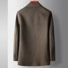 Autumn and Winter Handmade Wool Single West Middle-aged and Young People Solid Color Business Double-sided Woolen Suit Jacket