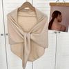 Versatiles Knitted Shawl Light weight Capes Fashionable Breathable Ponchos Warm Winter Accessory