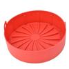Fryer Silicone Pot Basket Liner Replacement for More Than 7.5in Fryer Accessories Red