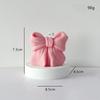 1PC 3D Bow Tie Candle Valentine's Day Bowknot Aromatherapy Scented Candles Plaster Craft Home Decor Wedding Favors Gift