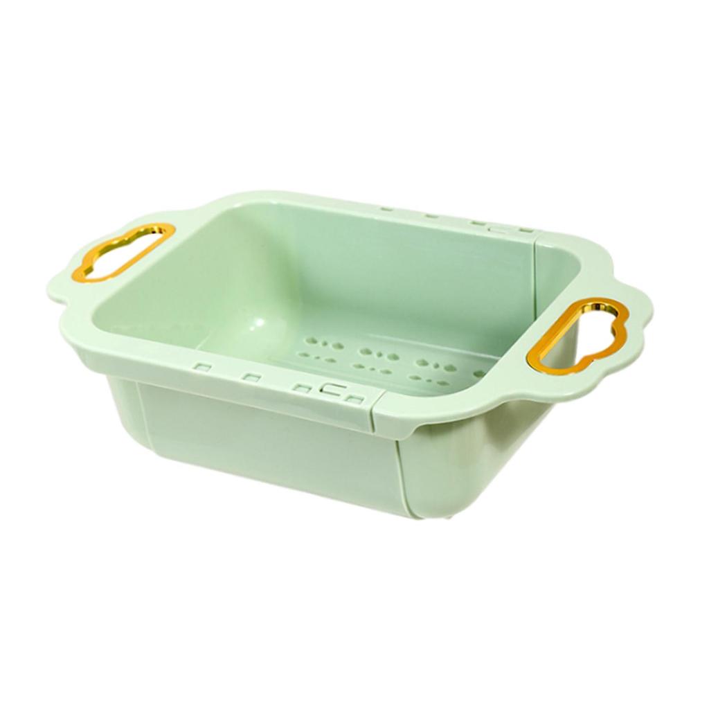 Adjustable Kitchen Sink Colander with Easy-Grip Handle