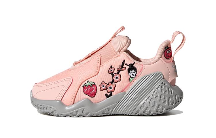 Cleofus x Adidas 4Uture Rnr Ac I Slip Resistant Abrasion Resistant Low top Running Shoes Pink Gray Infant And Toddler FW8035 20
