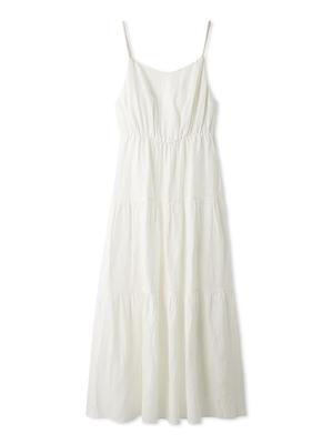 Rope String Dress PWFO262241 OWHT F [Gelato Pique] Cup-in Women's