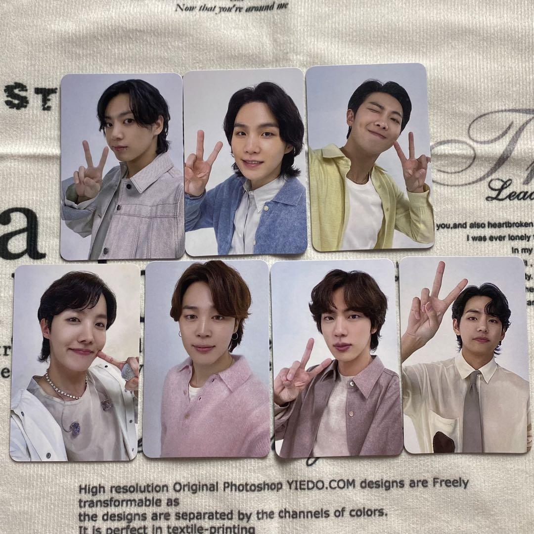 

[USED] BTS FESTA ARMY 10th Anniversary Limited Trading Cards (7 pieces)