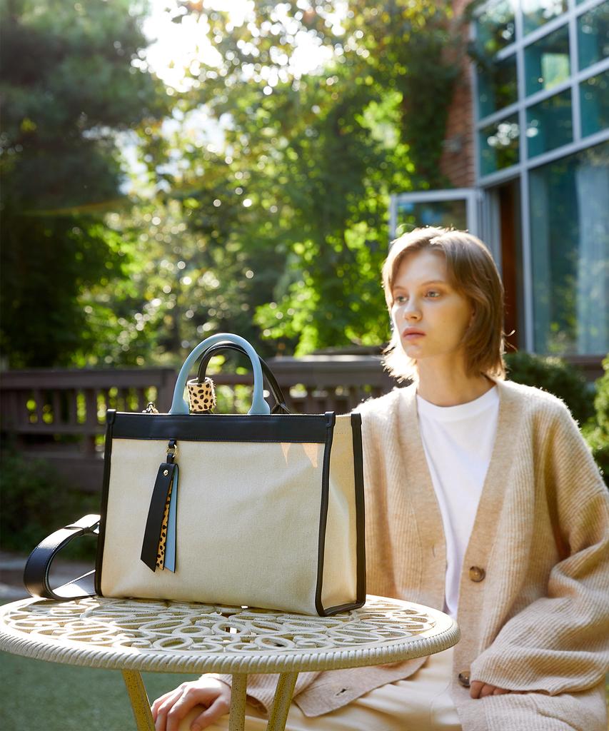 Glamgm Canvas Bag - Ivory