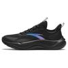 Cushioning Breathable Lightweight Rebound Low Top Running Shoes Men's Black Sneakers 912427701Q-3