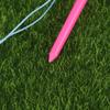 Plastic Tee Golf Tee With Rope Cartoon Pattern Anti-Lost Ball Rack